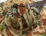 バター醤油人造イクラスパゲティ作り方8写真