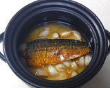 塩サバとホタテの炊き込みご飯作り方3写真