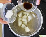 なすと大根の煮物作り方3写真