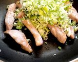 韓国・妊婦めし・ハンジョンサルねぎ塩焼き作り方4写真