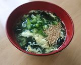 とろとろ生わかめとふわふわタマゴのスープ作り方7写真