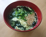 とろとろ生わかめとふわふわタマゴのスープ作り方7写真