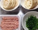 レンコンはさみ焼き作り方1写真