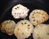 レンコンはさみ焼き作り方3写真