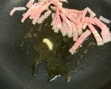 水菜消費☆水菜とベーコンのオイスター炒め作り方5写真