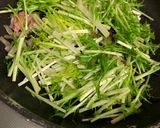 水菜消費☆水菜とベーコンのオイスター炒め作り方7写真