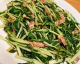 水菜消費☆水菜とベーコンのオイスター炒め作り方12写真