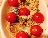 サバ缶トマトチーズのレンジオーブン焼き作り方2写真