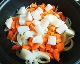 おふくろの味~サツマイモの彩り肉じゃが~作り方5写真