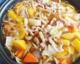 おふくろの味~サツマイモの彩り肉じゃが~作り方11写真