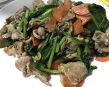 ほうれん草と豚バラのオイスターソース炒め作り方6写真