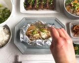 白ねぎで！鮭の味噌マヨチーズホイル焼き作り方12写真
