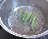 オクラ納豆そば作り方1写真