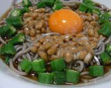 オクラ納豆そば作り方6写真