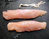 簡単！ジューシー☆ささみのたらこピカタ作り方1写真