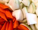圧力鍋で♪やわらかチキンカレー作り方1写真
