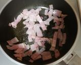 ポテト玉ねぎベーコン卵炒め作り方1写真