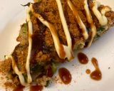 フライパン一つで解決！大根の葉お好み焼き作り方5写真