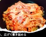 美味簡単 ピーマン炒め豚肉甘辛炒めのせ作り方6写真