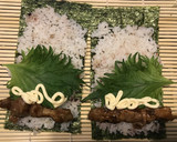 冷凍焼鳥＋マヨ＋紫蘇　のり巻き　簡単作り方7写真