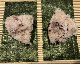 冷凍焼鳥＋マヨ＋紫蘇　のり巻き　簡単作り方5写真