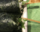 冷凍焼鳥＋マヨ＋紫蘇　のり巻き　簡単作り方11写真