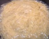 サバ缶と水菜のパスタ作り方5写真