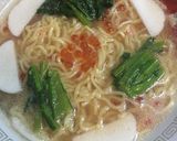 人造イクラと海鮮塩ラーメン作り方6写真