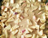林檎とさつま芋、ライ麦粉入りケーキ作り方7写真