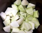 無水鍋でコクうま、イカと大根の煮物！作り方2写真