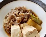 サッと煮て【豚肉豆腐】豚ばら肉豆腐作り方8写真