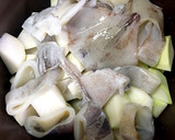 無水鍋でコクうま、イカと大根の煮物！作り方3写真