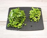 菜の花と生姜の炊き込みご飯。作り方1写真