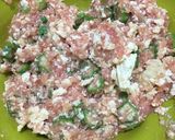 夏の揚げ物　豆腐とオクラのメンチカツ作り方5写真