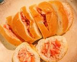離乳食✨ツナとトマトのロールサンドイッチ作り方4写真