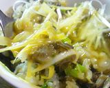 卵かけまいたけバター醤油ごはん作り方3写真
