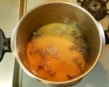 ひと鍋で作る！柔らか牛すね味噌煮込み作り方3写真