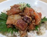 ゴマだれ海鮮丼。作り方4写真