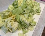 キャベツとしらたきのヘルシー炒め作り方1写真