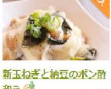 新玉ねぎと納豆のポン酢和え作り方9写真