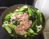 豚バラと小松菜 焼肉風炒め (糖質オフ)作り方8写真