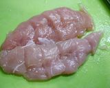 簡単！ささみとアスパラの梅照り焼き作り方1写真