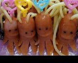 髪の生えたソーセー人☆ハロウィンにも作り方15写真