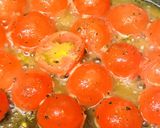 鶏肉＆ほうれん草炒め☆プチトマトのソース作り方3写真