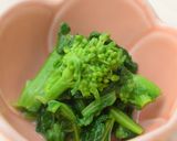 菜の花の辛子和え作り方12写真