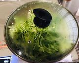 栄養満点☆春キャベツと豆苗の蒸し焼き作り方3写真