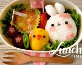 春キャラ弁♡モランとピヨピヨ♡作り方6写真