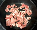 超簡単！豚肉と玉ねぎきのこのポン酢炒め作り方2写真