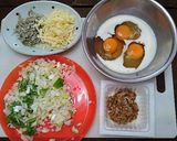 あたた生だしでとろ～り納豆オムレツ作り方1写真
