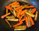 ポリポリ食感が美味しい きんぴらごぼう作り方2写真